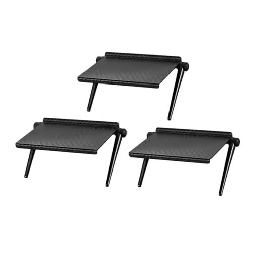 Ciieeo 3 Stück Tv Top Regal aus Stabilem Kunststoff Einfach zu Montierendes Oberes Ablagefach für Bildschirm Router Lautsprecher Vielseitiges Aufbewahrungsregal für Fernseher und Monitor von Ciieeo