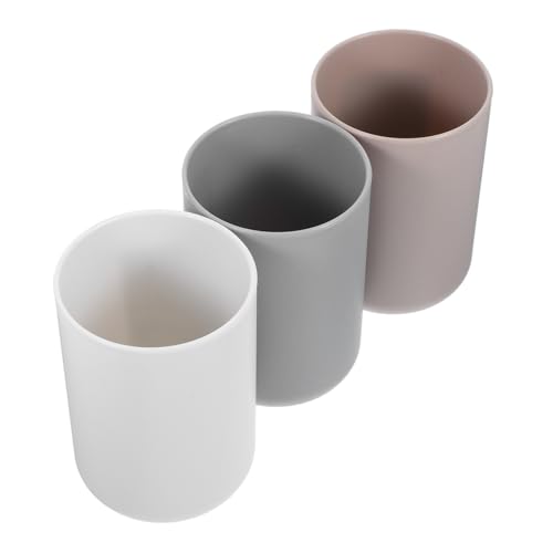 Ciieeo 3 Stück Zahnbürstenbecher aus Bruchsicherem Verschleißfestem Stapelbar Multifunktional als Mundspülbecher und Waschbecher Geeignet für Bad Büro Reisen und Familiengebrauch Ciieeo 3 Stück Zahnbürstenbecher aus Bruchsicherem Verschleißfestem Stapelbar Multifunktional als Mundspülbecher und Waschbecher Geeignet für Bad Büro Reisen und Familiengebrauch von Ciieeo