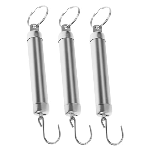 Ciieeo 3 Stücke Teiliges Mechanisches Federwaage mit Haken Tragbare Küchen-hängewaage Handliche Federhängewaage für Gewichte Gepäck und Outdoor Klar Ablesbare Anzeige Kompakt und von Ciieeo
