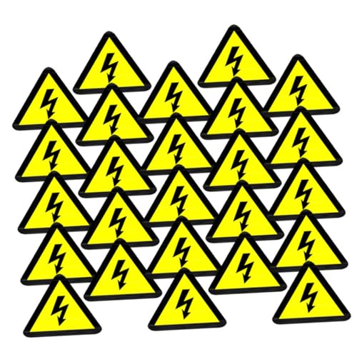 Ciieeo 30 Stück Teiliges Elektrische Warnaufkleber Selbstklebend Wetterfeste Hochspannungswarnetiketten Gelbe Dreiecksschilder für Innen Außenbereiche Starke Haftung Vielseitig Ciieeo 30 Stück Teiliges Elektrische Warnaufkleber Selbstklebend Wetterfeste Hochspannungswarnetiketten Gelbe Dreiecksschilder für Innen Außenbereiche Starke Haftung Vielseitig von Ciieeo