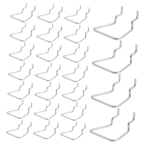 Ciieeo 30 Stück Teiliges Lochplatten-haken Edelstahl Doppelte Schlaufe Robust und Wasserfest Geeignet für Lochabstand Werkzeughalter für Garage Werkstatt und Ladenorganisation Ciieeo 30 Stück Teiliges Lochplatten-haken Edelstahl Doppelte Schlaufe Robust und Wasserfest Geeignet für Lochabstand Werkzeughalter für Garage Werkstatt und Ladenorganisation von Ciieeo