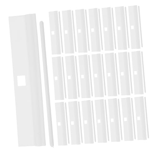 Ciieeo 30 Stück Vertikaljalousien-Ersatzteile, stabile Kunststofflamellen, Reparaturzubehör mit geräuschlosem Mechanismus, passend für vertikale Vorhänge, Reparaturzubehör für Zuhause und Büro Ciieeo 30 Stück Vertikaljalousien-Ersatzteile, stabile Kunststofflamellen, Reparaturzubehör mit geräuschlosem Mechanismus, passend für vertikale Vorhänge, Reparaturzubehör für Zuhause und Büro von Ciieeo