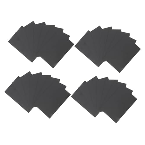 Ciieeo 32 Stück Teiliges Magnetisches Fenster dekor aus Wetterbeständigem Gummi UV beständige Schwarze Fensterfolien für Garage Installieren Langlebige Magnetische Platten von Ciieeo