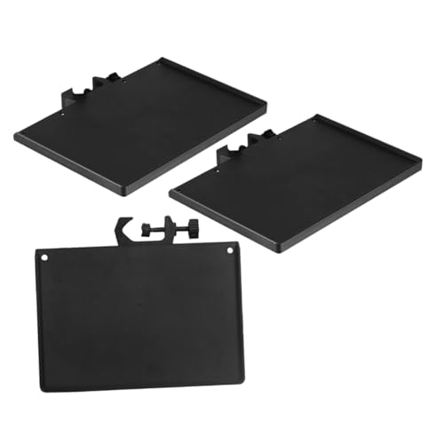 Ciieeo 3St Handy- -Übertragungsstand Mikrofonablage Monitor Steht Tablett aufzeichnen handyhalterung mikrofonständer Mikrofonhalter Soundkartenfach bewegliche Klangschale Abs Black von Ciieeo