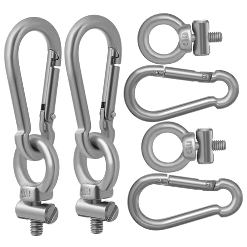 Ciieeo 4 Sätze Edelstahl Track Eyelet Bolts für Wohnmobil Markisen Schiene Rostfrei Robust Niedrige Bauhöhe Einfache Montage Sicheres Fixieren von Vorzelten und Zubehör Ciieeo 4 Sätze Edelstahl Track Eyelet Bolts für Wohnmobil Markisen Schiene Rostfrei Robust Niedrige Bauhöhe Einfache Montage Sicheres Fixieren von Vorzelten und Zubehör von Ciieeo