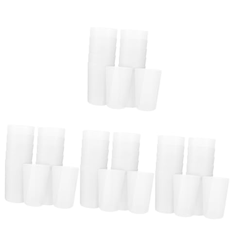 Ciieeo 4 Sätze Einfache Transparente Zahnschale Retro- Stecker Regler Pole Steigleitung Kommode Inhaber Mehrere Grüner Lutscher Automatischer Katzennapf Bad Weiß 12 Stück * 4 von Ciieeo