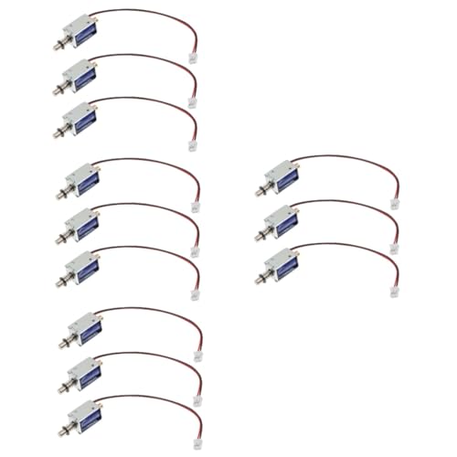 Ciieeo 4 Sätze Push Pull Elektromagnet Kleiner Linear Für Präzise Anwendungen Magnetischer Solenoid Mit Einfacher Installation Feiner Verarbeitung Für Diy Projekte 3 Stück * 4 von Ciieeo