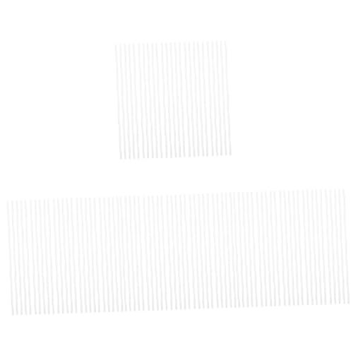 Ciieeo 4 Sätze Tonfigur Stützstange Kuchendeckel Kuchen -Topper Zylinderstangen Dekorationen Cake-pops-Sticks Acrylstäbe Acryldübel Transparent 30 Stück * 4 von Ciieeo
