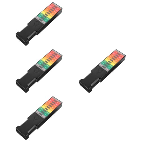Ciieeo 4 Stück Detektor für elektromagnetische Strahlung Jäger tragbar Feld hoch für Zuhause EMF-Recorder Elektromagnetischer Tester EMK-Tester EMK-Meter Frequenzmesser Abs von Ciieeo