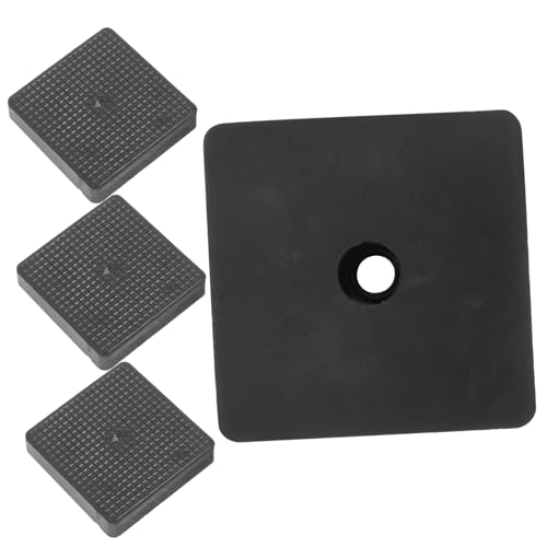 Ciieeo 4 Stück Gummi Anti vibrationspads Waschmaschinen Dämpfungspads Rutschfest Stoßabsorbierend für Waschmaschine Trockner Haushaltsgeräte Boden Geräteschutz von Ciieeo