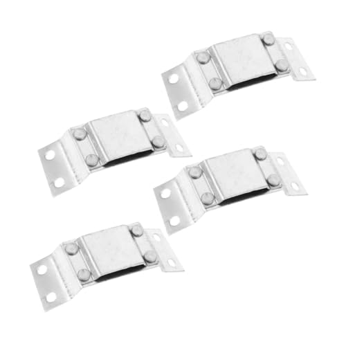 Ciieeo 4 Stück Helm Taschenlampen Halterung aus Aluminiumlegierung Robuster LED Stirnlampen Halter für Bergbau und BAU Praktisches Helmzubehör zur Verbesserung von Sichtbarkeit und von Ciieeo