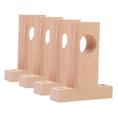 Ciieeo 4 Stück Holzvorhangstange Halterungen für Gardinenstangen aus Holz Vorhangstangenstütze Pole-Buchsen-Zubehör Kleiderstangenhalter Halterung für Gardinenstange Beige Ciieeo 4 Stück Holzvorhangstange Halterungen für Gardinenstangen aus Holz Vorhangstangenstütze Pole-Buchsen-Zubehör Kleiderstangenhalter Halterung für Gardinenstange Beige von Ciieeo