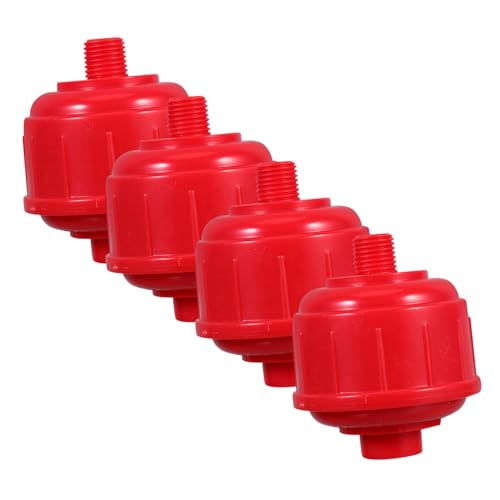 Ciieeo 4 Stück Lackierpistole Mini-Farbspritzgerät Sprühzubehör Motorwerkzeug Farbspritzgeräte Wassersprühkugel Farbspritzgerät mit Luftkompressor Trennfilter Plastik rot von Ciieeo