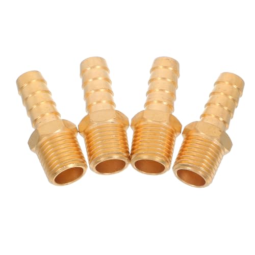Ciieeo 4 Stück Messing Schlauchadapter Npt zu Schlauchanschluss Barb Endstück Zuverlässige Abdichtung Installieren Vielseitig für Bewässerung und Luftsysteme Ciieeo 4 Stück Messing Schlauchadapter Npt zu Schlauchanschluss Barb Endstück Zuverlässige Abdichtung Installieren Vielseitig für Bewässerung und Luftsysteme von Ciieeo