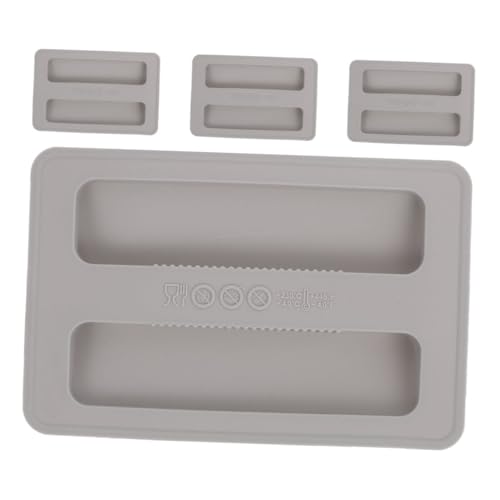 Ciieeo 4 Stück Silikon Toaster Abdeckung Teilig Hitzebeständig und Stylisch Staubschutz für Küchenkleingeräte Passgenauer Deckel für Brotbackautomaten Küchendesign von Ciieeo