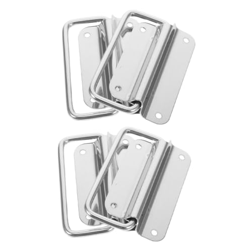 Ciieeo 4 Stück Teiliges Edelstahl Faltgriff Ergonomischer Griff Robuste Tragfähigkeit für Werkzeugkisten Truhen Aufbewahrungsboxen Langlebig für Industrie und Outdoor einsatz Ciieeo 4 Stück Teiliges Edelstahl Faltgriff Ergonomischer Griff Robuste Tragfähigkeit für Werkzeugkisten Truhen Aufbewahrungsboxen Langlebig für Industrie und Outdoor einsatz von Ciieeo