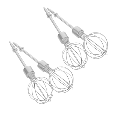 Ciieeo 4 Stück Teiliges Edelstahl Schneebesen Aufsätze Handmixer Zubehör Mini Rührbesen Leicht und Kompakt Für Ei Sahne und Teig Effizientes Mischen Für Kleine Küchen und von Ciieeo