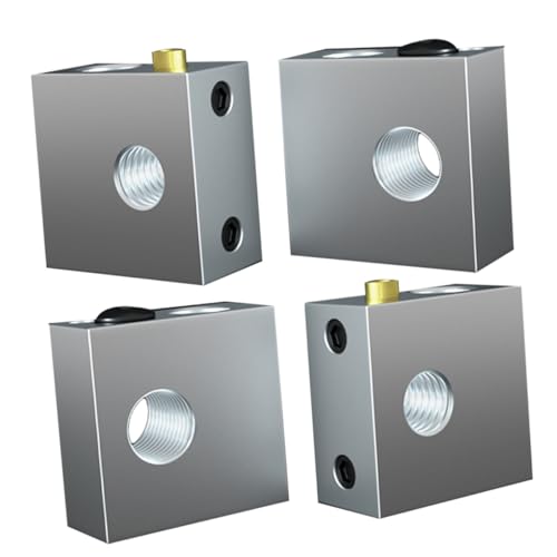 Ciieeo 4 Stück Teiliges Heizblock aus Robustem Material Kompatibel mit Reprap Nozzle Kompakte Präzise Verarbeitung als Ersatzteil Drucker Zubehör Ciieeo 4 Stück Teiliges Heizblock aus Robustem Material Kompatibel mit Reprap Nozzle Kompakte Präzise Verarbeitung als Ersatzteil Drucker Zubehör von Ciieeo