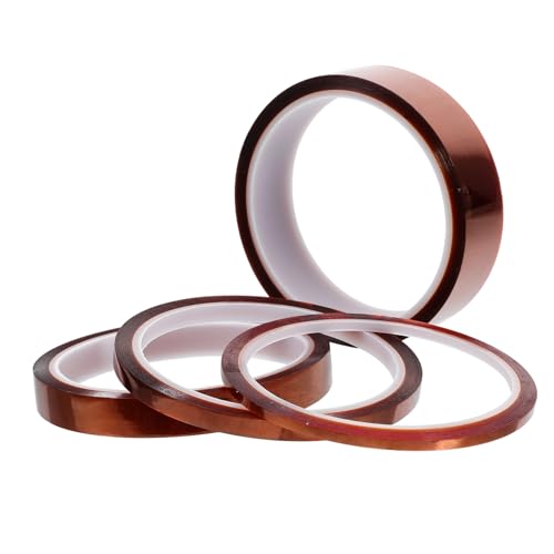 Ciieeo 4 Stück Teiliges Hochtemperatur klebeband Hitzebeständig Silikonbeschichtet für Lötarbeiten Elektrische Isolierung Automobiltechnik und Elektronik Ciieeo 4 Stück Teiliges Hochtemperatur klebeband Hitzebeständig Silikonbeschichtet für Lötarbeiten Elektrische Isolierung Automobiltechnik und Elektronik von Ciieeo