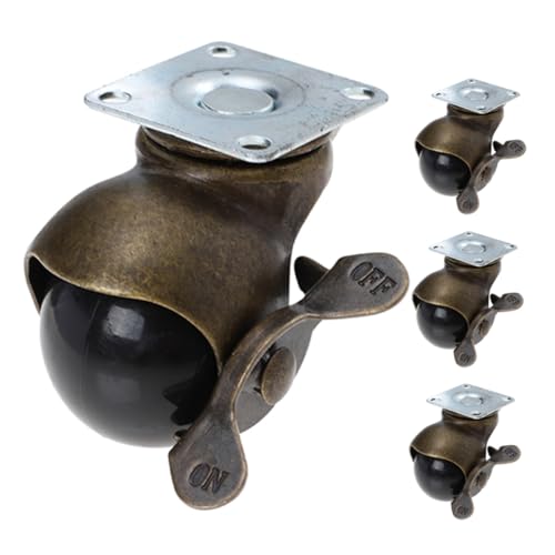 Ciieeo 4 Stück Teiliges Möbelrollen mit Bremse Möbel lenkrollen für Schränke und Tische Einfache Montage Geräuscharm Geeignet für Möbel und Transportwagen Ciieeo 4 Stück Teiliges Möbelrollen mit Bremse Möbel lenkrollen für Schränke und Tische Einfache Montage Geräuscharm Geeignet für Möbel und Transportwagen von Ciieeo