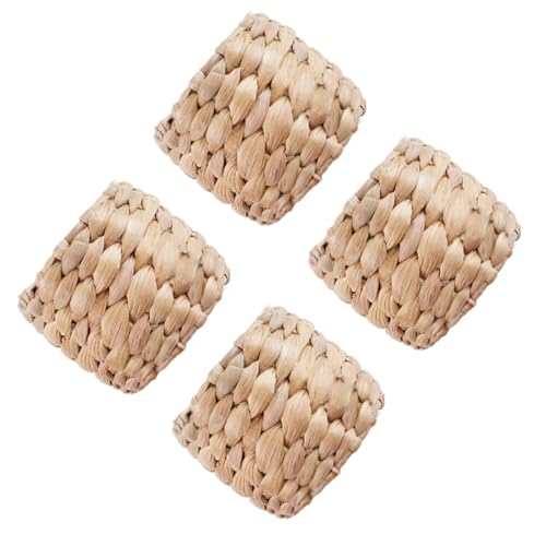 Ciieeo 4 Stück Teiliges Set Handgewebte Serviettenringe Dekorative Napkin Holder für Stilvolle Tischdekoration DIY Rattan Serviettenringe aus Hochwertige Tischaccessoires für Besondere Ciieeo 4 Stück Teiliges Set Handgewebte Serviettenringe Dekorative Napkin Holder für Stilvolle Tischdekoration DIY Rattan Serviettenringe aus Hochwertige Tischaccessoires für Besondere von Ciieeo