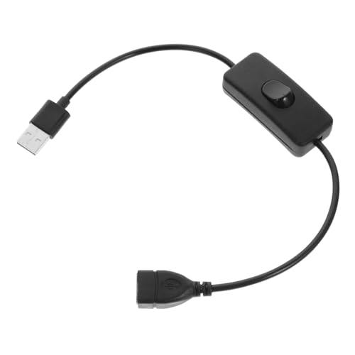 Ciieeo 4 Stück Teiliges USB Power Switch Verlängerungskabel mit Off Schalter Kompatibel für Schreibtischlampen Kleine Elektrogeräte Stromsparend Platzsparend Geeignet für Büro Wohnheim von Ciieeo