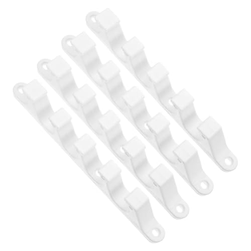 Ciieeo 4 Stück Teiliges Verstellbare Verbindungselemente für Outdoor Klapp Liegestühle Stabile Nylon Kunststoff Halterungen mit Sicherem Fünf Haken für Garten Terrasse Campingstuhl von Ciieeo