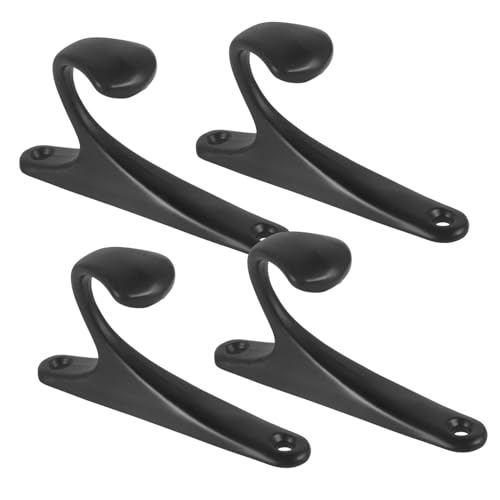 Ciieeo 4 Stück Teiliges Vintage Wandhaken aus Aluminiumlegierung Antiker Stil Robuste Metall Garderobenhaken zum Aufhängen von Mänteln Schlüsseln Taschen und Kleidung Geeignet für Flur von Ciieeo