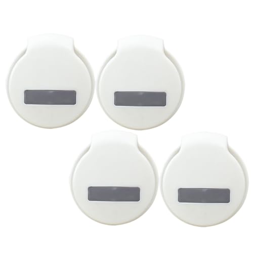 Ciieeo 4 Stück Wandhaken Haken für Küche Bad und Schlafzimmer Multifunktionale Clips für Zahnpasta Handtücher und Küchenutensilien Platzsparend Bohren von Ciieeo