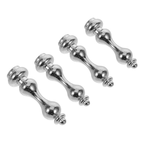 Ciieeo 4 Stück Zäune Zubehör Obere Halterung Halterung Multifunktionale Aufkleber Clip-Klammer Verbindungsgeländer Reifen Abdichten Schwimmzubehör Bandform Drehknopf Zinklegierung Silver von Ciieeo