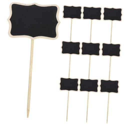 Ciieeo 40 Stück Spezieller Ständer Garten Mini-Nachricht Veranstaltung Kleines Schild Dekoration Dekorationen Hochzeit Rechteckiger Schilderstab Für Schilder Mit Und von Ciieeo