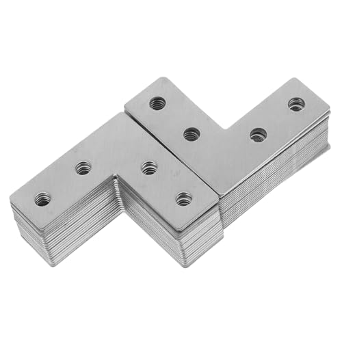 Ciieeo 40 Stück Teiliges Edelstahl Robuster Stahlwinkel für Holzregale Stabile Schwere Eckstreben als Regalhalterung und Möbelverbinder für Sichere Regalbefestigung von Ciieeo