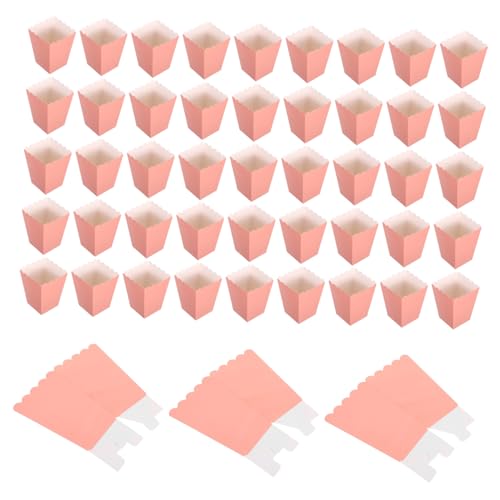 Ciieeo 48 Stück Teilig Faltbare Popcorn Boxen aus Rosa Wiederverwendbare Snackbehälter für Erwachsene für Partys Filmabende Pommes Süßigkeiten und Ciieeo 48 Stück Teilig Faltbare Popcorn Boxen aus Rosa Wiederverwendbare Snackbehälter für Erwachsene für Partys Filmabende Pommes Süßigkeiten und von Ciieeo