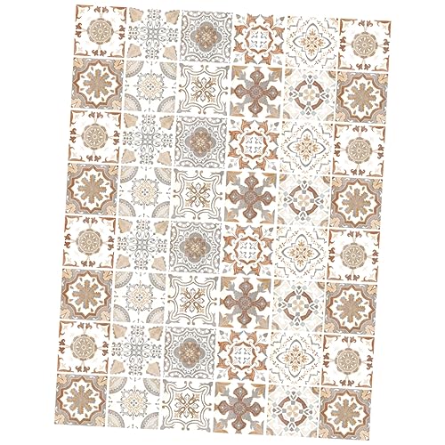Ciieeo 48 Stück Vintage Selbstklebende Fliesenaufkleber Wasserdichte Wanddekoration für Bad Diy Möbelaufkleber Einfache Installation Hochwertiges Material Ciieeo 48 Stück Vintage Selbstklebende Fliesenaufkleber Wasserdichte Wanddekoration für Bad Diy Möbelaufkleber Einfache Installation Hochwertiges Material von Ciieeo