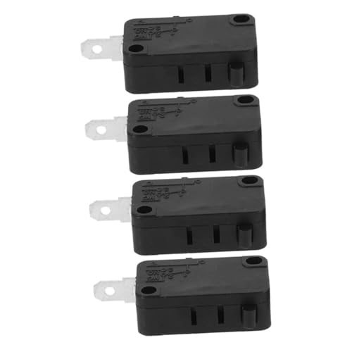Ciieeo 4Stücke Mikrowellen Türschalter Ersatzteile Kompatibel mit Mikrowellen Bakelit Einfache Installation Sicherheitsverbesserung Langlebig Design von Ciieeo