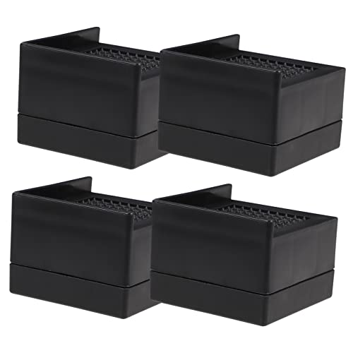 Ciieeo 4Stücke Möbelbein Riser für Sofa Bett und Hochleistungsbettfüße Gummifüße zur Erhöhung der Möbelhöhe Langlebig und rutschfest von Ciieeo