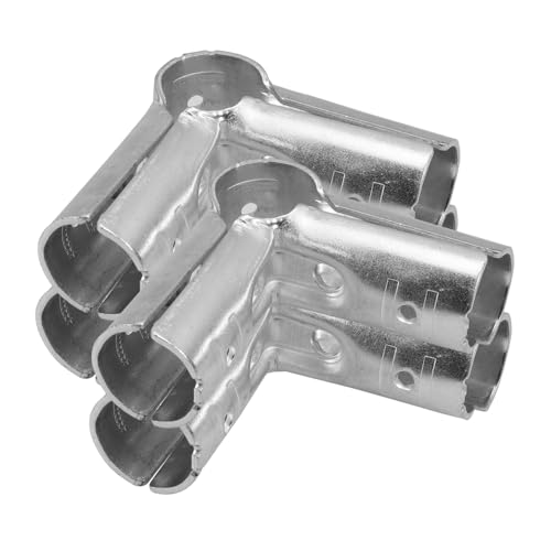 Ciieeo 4Stücke Rohrschellen Kettenglieder Zaunklemmen für Stabile DIY Projekten für Zäune und Handläufe Ciieeo 4Stücke Rohrschellen Kettenglieder Zaunklemmen für Stabile DIY Projekten für Zäune und Handläufe von Ciieeo
