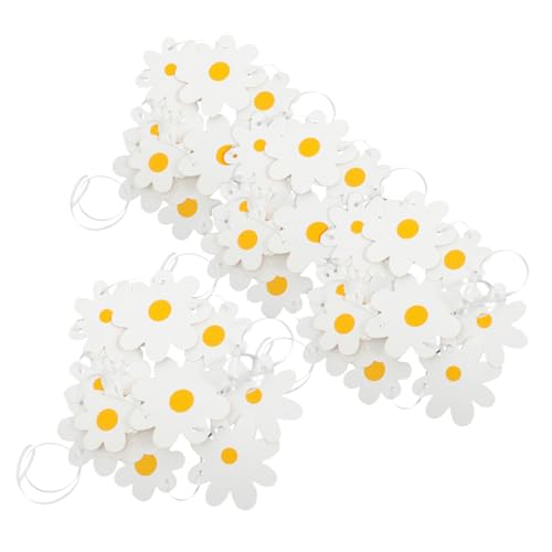 Ciieeo 4Stücke Teiliges Boho Girlande Hängende Blumendekorationen für Geburtstagsfeiern und Klassenräume Lange Hintergrunddekorationen für Partys Einfache Montage von Ciieeo