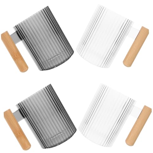 Ciieeo 4stücke Teiliges Zahnbürstenbecher Unzerbrechliche Wiederverwendbare Mundspülbecher Für Badezimmer Für Zahnpasta Und Zahnbürsten Transparentes Design Für Modernes Zuhause von Ciieeo
