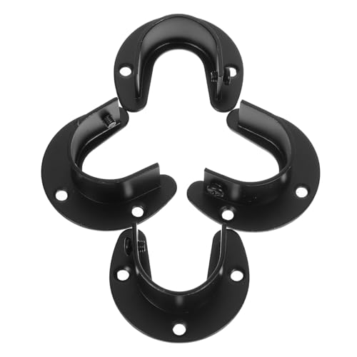 Ciieeo 4stücke Schrankstangen Halterung Aus Edelstahl Für Handtuchstangen Und Kleiderstangen Wandmontage Rostfrei Und Langlebig Passt Zu Verschiedenen Schrankstangen von Ciieeo