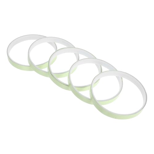 Ciieeo 5 Rollen Leuchtendes Sicherheitsband Grün Fluoreszierendes Selbstklebendes Anti rutsch Klebeband für Treppen und Böden Langlebiges Stark Haftendes Nachtlicht Warnband für Schulen von Ciieeo