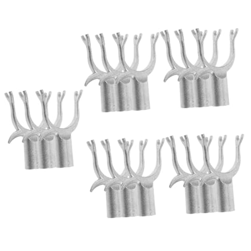 Ciieeo 5 Sätze Kleiderstangengabel Aluminiumgabel Für Wäschetrocknung Ersatzkopf Für Kleiderstangen Robuste Und Langlebige Aufhänghilfe Für Outdoor Nutzung Innendekoration 3 Stück * 5 von Ciieeo