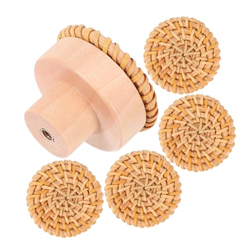 Ciieeo 5 Stück Rustikale Rattan Wandhaken Multifunktionale Aufhänger für Handtücher Kleidung und Schlüssel Natürliche Dekoration für Bad Zuhause und Büro Ciieeo 5 Stück Rustikale Rattan Wandhaken Multifunktionale Aufhänger für Handtücher Kleidung und Schlüssel Natürliche Dekoration für Bad Zuhause und Büro von Ciieeo