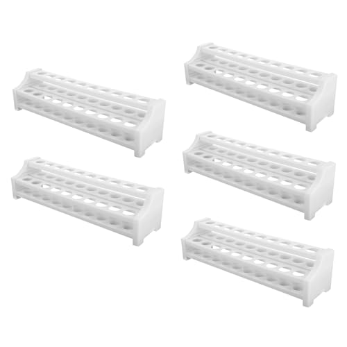 Ciieeo 5 Stück Teiliges Abnehmbares Reagenzglasgestell aus Hochwertigem Kunststoff Halter für Laborröhrchen Einfache Montage Leicht zu Montieren für Laboranwendungen Ciieeo 5 Stück Teiliges Abnehmbares Reagenzglasgestell aus Hochwertigem Kunststoff Halter für Laborröhrchen Einfache Montage Leicht zu Montieren für Laboranwendungen von Ciieeo