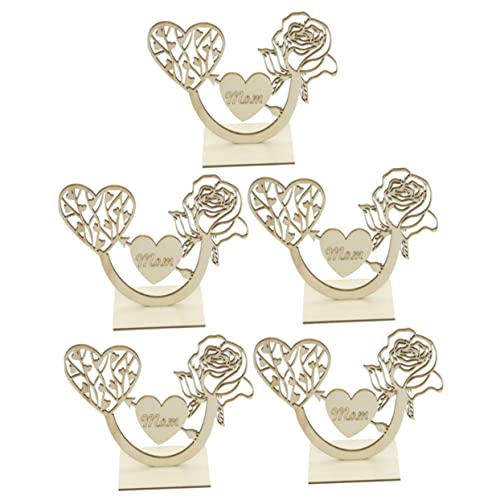 Ciieeo 5 Stück Teiliges Holzdekor für Muttertag Tischschmuck aus Holz Festliche für Muttertagsfeier Langlebiges und Handgefertigtes Design für Gestaltung von Wohnräumen Ciieeo 5 Stück Teiliges Holzdekor für Muttertag Tischschmuck aus Holz Festliche für Muttertagsfeier Langlebiges und Handgefertigtes Design für Gestaltung von Wohnräumen von Ciieeo