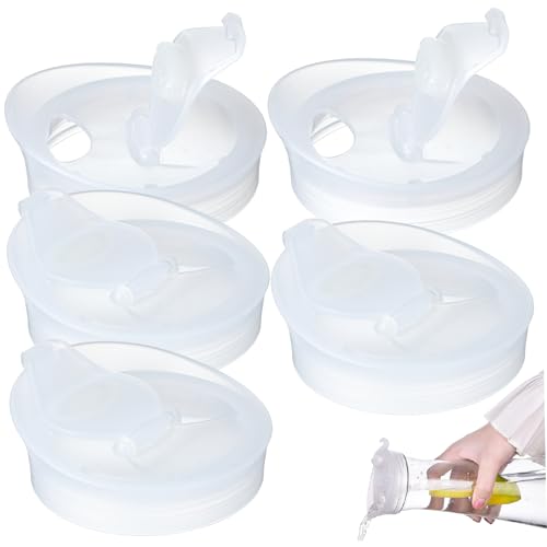 Ciieeo 5 Stück Teiliges Kunststoff Pitcher Deckel Ersatz für Glaskaraffe Wasserkaraffe Auslaufsicherer Lebensmittelechter PP Deckel mit Glatter Oberfläche Passend für Wiederverwendbar Ciieeo 5 Stück Teiliges Kunststoff Pitcher Deckel Ersatz für Glaskaraffe Wasserkaraffe Auslaufsicherer Lebensmittelechter PP Deckel mit Glatter Oberfläche Passend für Wiederverwendbar von Ciieeo