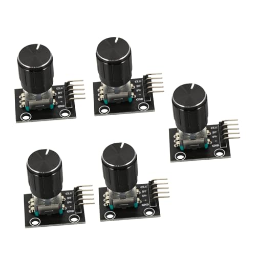 Ciieeo 5 Stück Teiliges Rotary Encoder Modul Brick Sensor Langlebiger Drehgeber mit Pin für Präzise Pulszählung bei Motorsteuerung und Digitalen Potentiometern Robustes Elektronikbauteil Ciieeo 5 Stück Teiliges Rotary Encoder Modul Brick Sensor Langlebiger Drehgeber mit Pin für Präzise Pulszählung bei Motorsteuerung und Digitalen Potentiometern Robustes Elektronikbauteil von Ciieeo