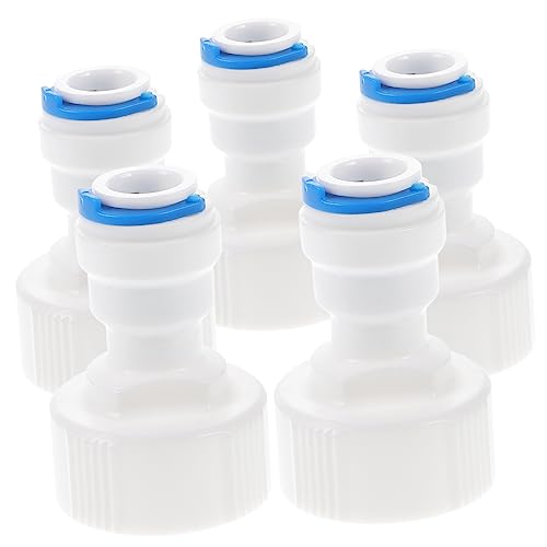 Ciieeo 5 Stück Teiliges Schnellanschluss Npt Gewindefittings Verbinder für Wasserfilter Garten Kühlschrank Getränkeverteilung Reverse System von Ciieeo