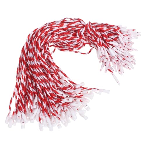 Ciieeo 500 Stück Robuste Baumwollseile mit Snap Verschlüssen für Innen und Außenbereich Hänger für Weihnachtsbaum und Festliche Anlässe Ciieeo 500 Stück Robuste Baumwollseile mit Snap Verschlüssen für Innen und Außenbereich Hänger für Weihnachtsbaum und Festliche Anlässe von Ciieeo