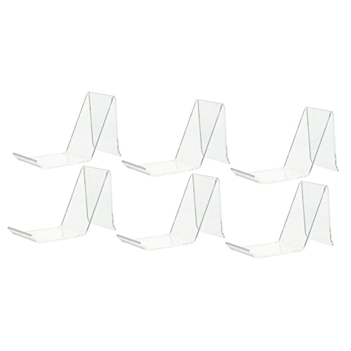 Ciieeo 6 Stck Schuhständer Sandalen Display Regal für Damen Herren Stabiler Schuhhalter für Freizeit und Sportschuhe Platzsparend Transparent für Laden und Zuhause von Ciieeo